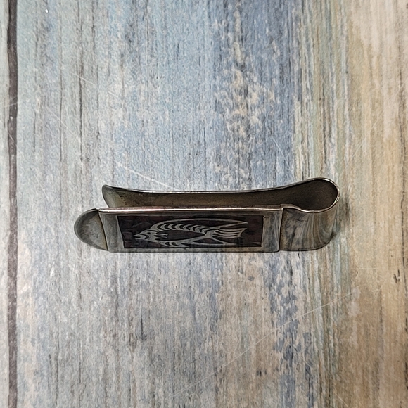 Fish mosaic Money Clip. - Picture 4 of 8